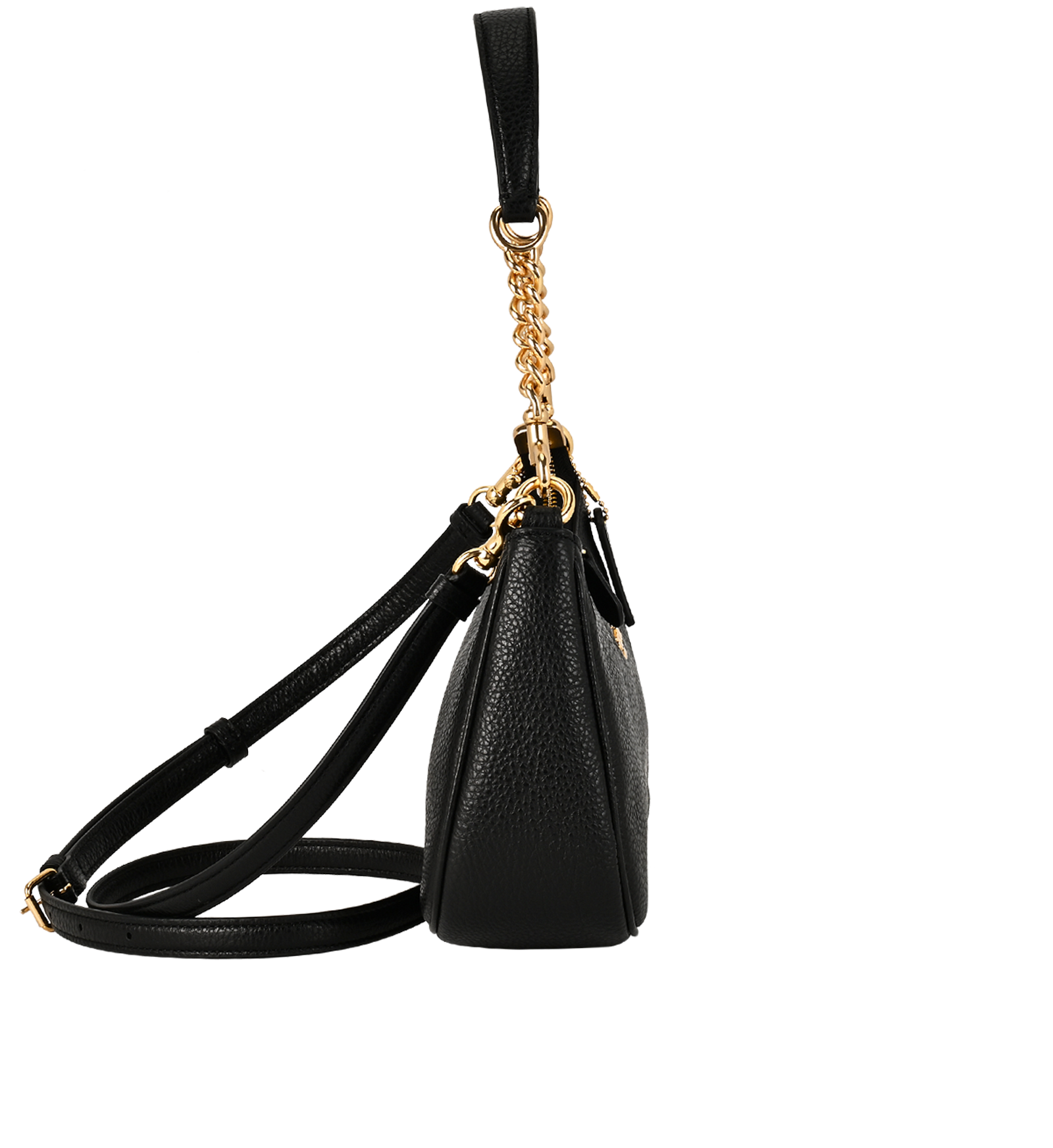 Teri, &pound;175, Handbags, Black, Leather, Side view